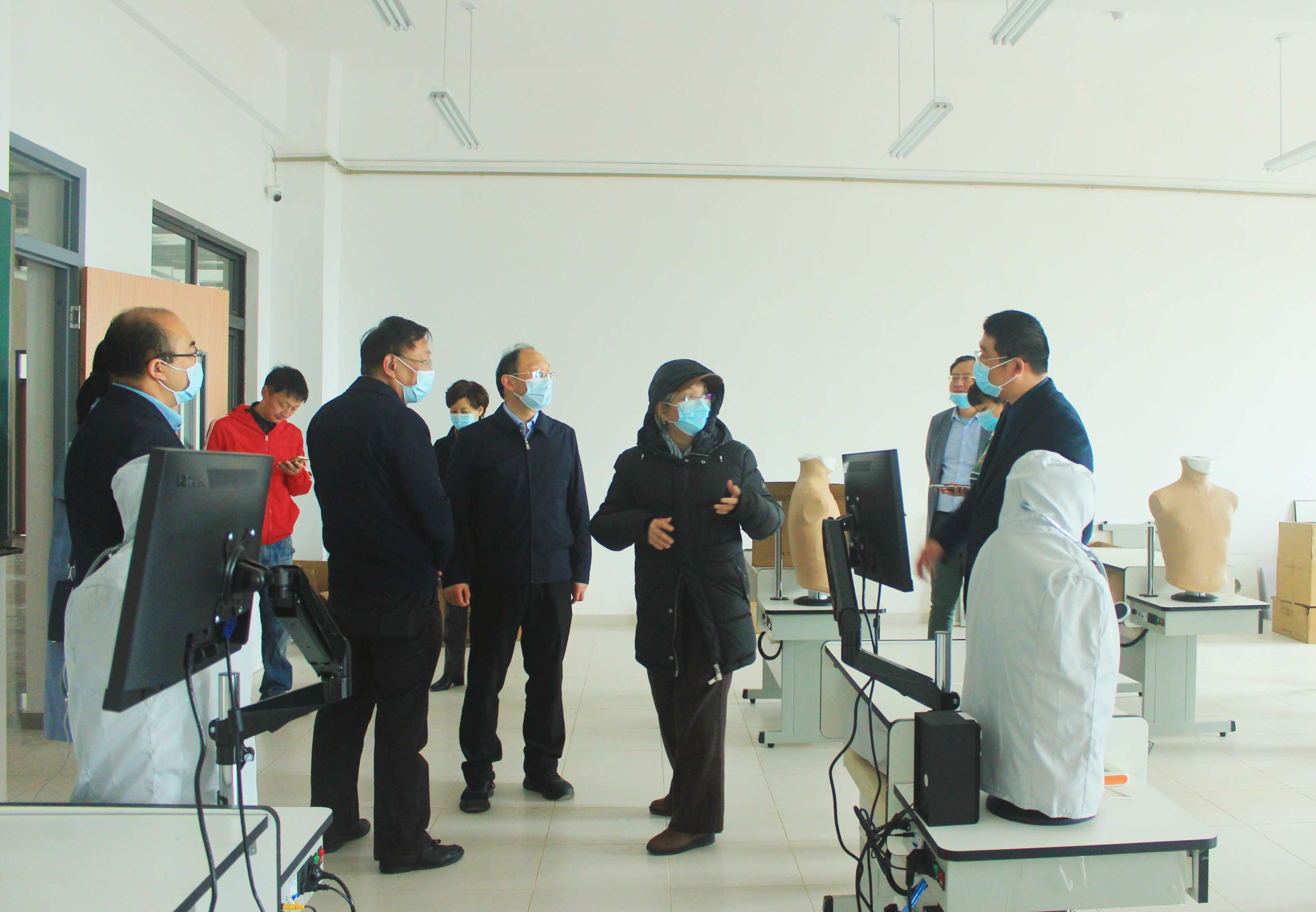 省台盟、台联领导调研湖北孝感美珈职业学院